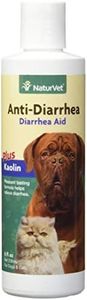 NaturVet Anti-Diarrhea Liquid Pet Supplement Plus Kaolin – Helps Alleviate Discomfort, Cramping, Irritation From Diarrhea for Dogs, Cats – Great Taste – 8 Oz.