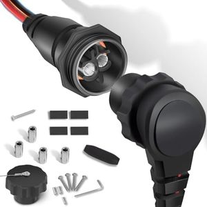 1865120 MKR-28 Trolling Motor Plug and Receptacle for Minn Kota Freshwater and Saltwater Applications