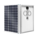 Renogy 100W Solar Panel N-Type 16BB, 12V 100 Watt Solar Panel 25% High-Efficiency, PV Module Power Charger for RV Marine Rooftop Farm Battery and Other Off-Grid Applications