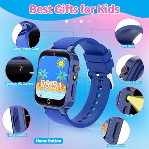 YEDASAH Kids Smart Watch – Touchscreen GPS Tracker for Children