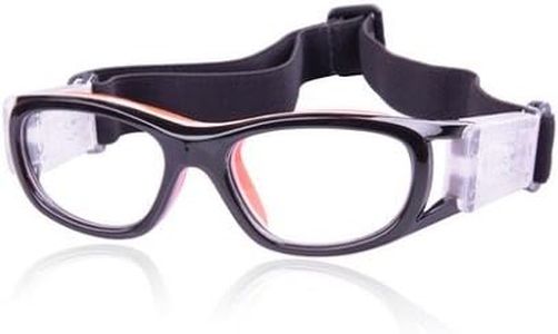 VOLOCOVER（TM Unisex Kids Protective Sports Goggles Glasses for Basketball Football Volleyball Squash Hockey (Black)