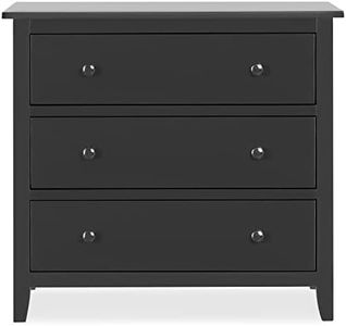 Dream On Me Ollie Universal 3 Drawer Chest in Black