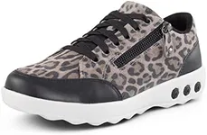 Therafit Brooke Women's Sport Casual Shoe - for Plantar Fasciitis/Foot Pain Leopard / 42/11.5-12