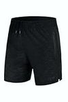 TCA Elite Tech Lightweight Mens Running Shorts Men Gym Shorts with Zip Pockets - Dark Combat, XXL