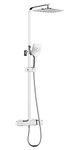 Bristan CRZ2 SHXDIVCTFF C Craze Safetouch Rigid Riser Bar Mixer Shower, Chrome