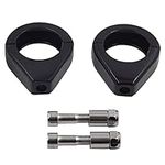 HASkulle Powersports Fork Sliders Tubes Motorcycle Parts Turn Signal Clamps for Harley Softail Mount Bracket 39mm Fork Accessories Black Covers Ornamental Mouldings