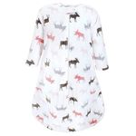 Hudson Baby Unisex Baby Plush Sleeping Bag, Sack, Blanket, Pink Moose Long Sleeve, 18-24 Months