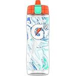 Gatorade Gx Hydration System, Non-Slip Gx Squeeze Bottles, Marble White