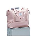 Travel Duffel Bag, A-Pink-Expandabl