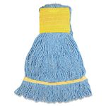 Genuine Joe wide band mophead - small blend loop mop, blue