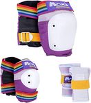 Six Pack Combo Pad Protection Kit including Knee Pads, Elbow Pads and Wrist Guards from 187 Killer Pads and Moxi Skates - Child to Adult Sizes (Lavender, XL Thick)