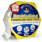 DIY Doctor XL Heavy Duty Double Sided Carpet Tape – Strong Rug Gripper for Carpeted Floor & Hard Surfaces – Carpet Tape Double Sided Heavy Duty (30m x 50mm)