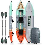 BOTE Koda Aero Inflatable 14' Foot Kayak Packable for Tandem Riders Adults Kids Family Friendly Blow Up Fishing MAGNEPod Compatible, Multiple Colors