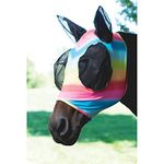 Weaver Leather Lycra® Fly Mask for Horses (Medium, Rainbow)