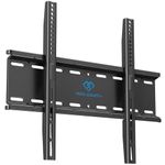 PERLESMITH TV Wall Bracket for 26-55 inch Flat&Curved TV or Monitor up to 50 KG, Sturdy TV Bracket with Max VESA 400X400 mm