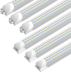CNSUNWAY 2FT LED Shop Light, 24W 3600LM 5000K Daylight, T8 Integrated LED Light Fixture, D-Shape High Output, Linkable Shop Lights for Workbench, Kitchen, Basement, ETL Listed (6-Pack)