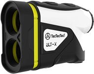 TecTecTec ULT-X Golf Rangefinder - Laser Range Finder with 1,000 Yards Range, Slope, Vibration, Easy Flagseeker and On/Off