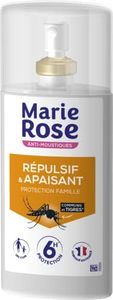 MARIE ROSE - Spray Répulsif et Apaisant Anti-Moustiques - Protection 6H contre les Moustiques Communs et les Moustiques Tigres - Dès 3 Ans - Fabriqué en France
