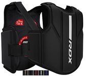 RDX Chest Protector Boxing, MMA Kickboxing Muay Thai Boxing Body Protector, Sparring Training Heavy Punching, Kara Adjustable Strike Shield, Martial Arts Upper Body Ribs Protection Pad, Taekwondo Vest