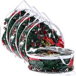 4 Pieces Clear Christmas Wreath Sto