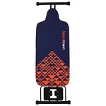 Boardmann Ironing Board - Extra Wide, Blue/Orange/Black, Mesh Back, 3 Year Guarantee (Boardmann XL)