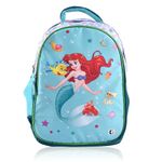 Kuber Industries Lightweight 28L Disney Mermaid School Bag for Girls 12 Year Old| Cartoon Printed Spacious & Washable Kids Casual Tuition Backpack