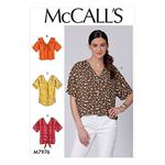 McCall's M7976, Sewing Pattern,Template, Paper, White, Various