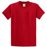 Star and Stripes Plain RED T Shirt Unisex Tshirts RED Large 100% Rich Soft Cotton T Shirt