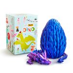 Dragon Egg,15 inchs Purple Blue Red Dragon,Articulated Dragon, Fidget Toys,Easter Egg,3D Printed Birthday Party Gift for Boys and Girls