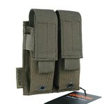 EXCELLENT ELITE SPANKER Molle Single/Double Pistol Mag Pouch Tactical Magazine Pouch Tool Organizer Holder (Ranger Green, Single)