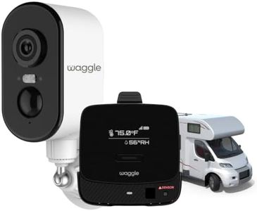 Waggle RV 4G LTE Pet Monitor Lite + 4G Cellular Security Camera - No WiFi? No Problem, Temperature & Humidity Monitor, Real-time Alerts - 2-Way Talk, Night Vision - Supports Varizon, AT&T & T-Mobile