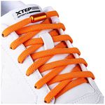 Olukssck 2 Pairs No Tie Shoe Laces for Kids and Adults, Tieless Elastic Shoelaces for Sneakers, 100cm, Orange