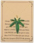 BNQL Cutout Marijuana Pot Leaf Necklace Bracelet Marijuana Leaf Pendant Necklace Bracelet Earring, Metal, stainless-steel