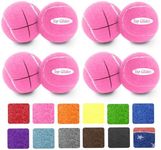 Top Glides Precut Walker Tennis Ball Glides - Pink - 4 Pairs