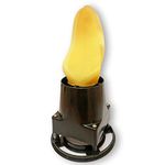 Luxa Firelamp Silk Flamelight (Standard) | Flame Effect Table Fireplace Lamp