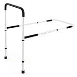 COSTWAY Bed Assist Rail, Adjustable Safety Bed Rails Handle Guard Grab Bar, Mobility Aid Fall Prevention Bedside Handrail Standing Support for Elderly, Adults, Pregnant Women, Disabled and Seniors