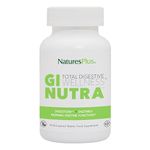 NaturesPlus GI Nutra Total Digestive Wellness - Probiotics Supplement with Prebiotics, Digestive Enzymes, Glutamine, Calcium - Gut, Bloating - Vegetarian, Gluten Free - 90 Tablets