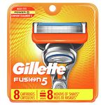 Gillette Fusion5 Men's Razor Blades, 8 Blade Refills