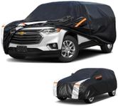 Large SUV Car Cover for Chevrolet Trailblazer 2001-2025 100% Waterproof All Weather, Heavy Duty Outdoor Full Exterior Covers Rain Sun Wind UV Protection.