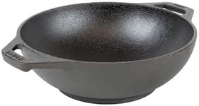 Lodge L6MW 6.25" Mini Wok, 6.25 inches, Black