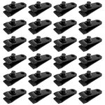 Tarp Clips, Tarp Clips Heavy Duty Tent Clip(24 Pcs), CLIO Heavy Duty Lock Grip Thumb Screw Awning Tarp Clips for Camping Tarps Awnings Caravan Canopies Car Covers Swimming Pool Covers Boat Cover