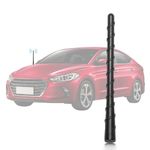 Anina 7 Inch Car Radio Spiral Rubber Antenna Mast for 1995-2019 Hyundai Kia Series Replacement Antenna for FM/AM Radio Car Washproof