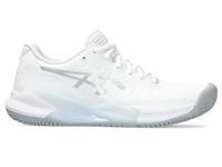 ASICS Women's Gel-Challenger 14 Padel Sneaker, White/Pure Silver, 7 UK