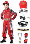 aicoaub Race Car Driver Costume Boy