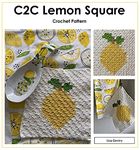 C2C Lemon Square : Crochet Pattern