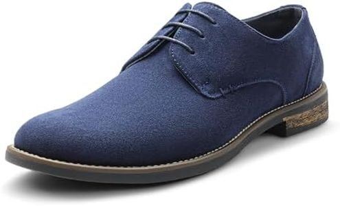 Bruno Marc Men's URBAN-08 Navy Suede Leather Lace Up Oxfords Shoes - 14 M US