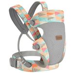 SERAPHY Baby Carrier, Embrace Cozy 4-in-2 Infant Carrier Ergonomic Adjustable Holder Portable Convertible Front and Back