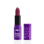 Plum Butter Crème Matte Lipstick | Creamy Matte Finish | Highly Pigmented | With Shea Butter, Rosehip Oil & Vitamin E | 100 Vegan & Cruelty Free | 137 Berry Intense