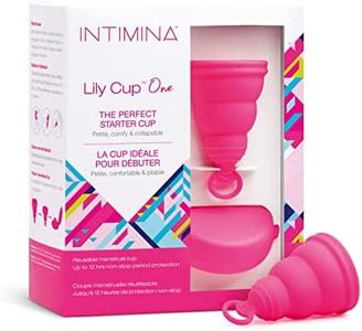 Intimina Lily Cup One - The Collapsible Menstrual Cup for Beginners, Period Cup for Teens