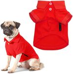 Parisian Pet Cotton Red Dog Polo Cl